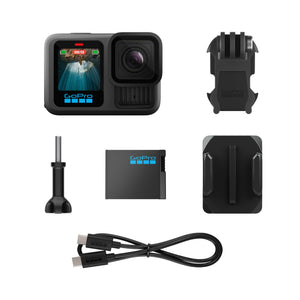 GoPro HERO12 Black - Waterproof Action Camera with 5.3K60 Ultra HD Video, 27MP Photos, HDR, 1/1.9" Image Sensor, Live Streaming, Webcam, Stabilization